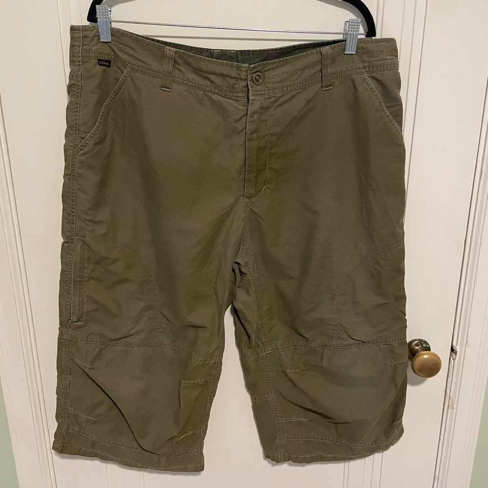KUHL Renegade Shorts Mens 36 Dark Khaki Brown
